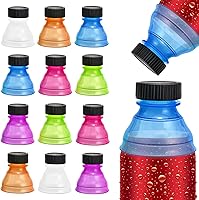 Vista 1 de CoguZed 12 paquetes de tapas y fundas para latas de refresco, a prueba de derrames, para cerveza, jugo, bebidas energéticas, tapas de latas