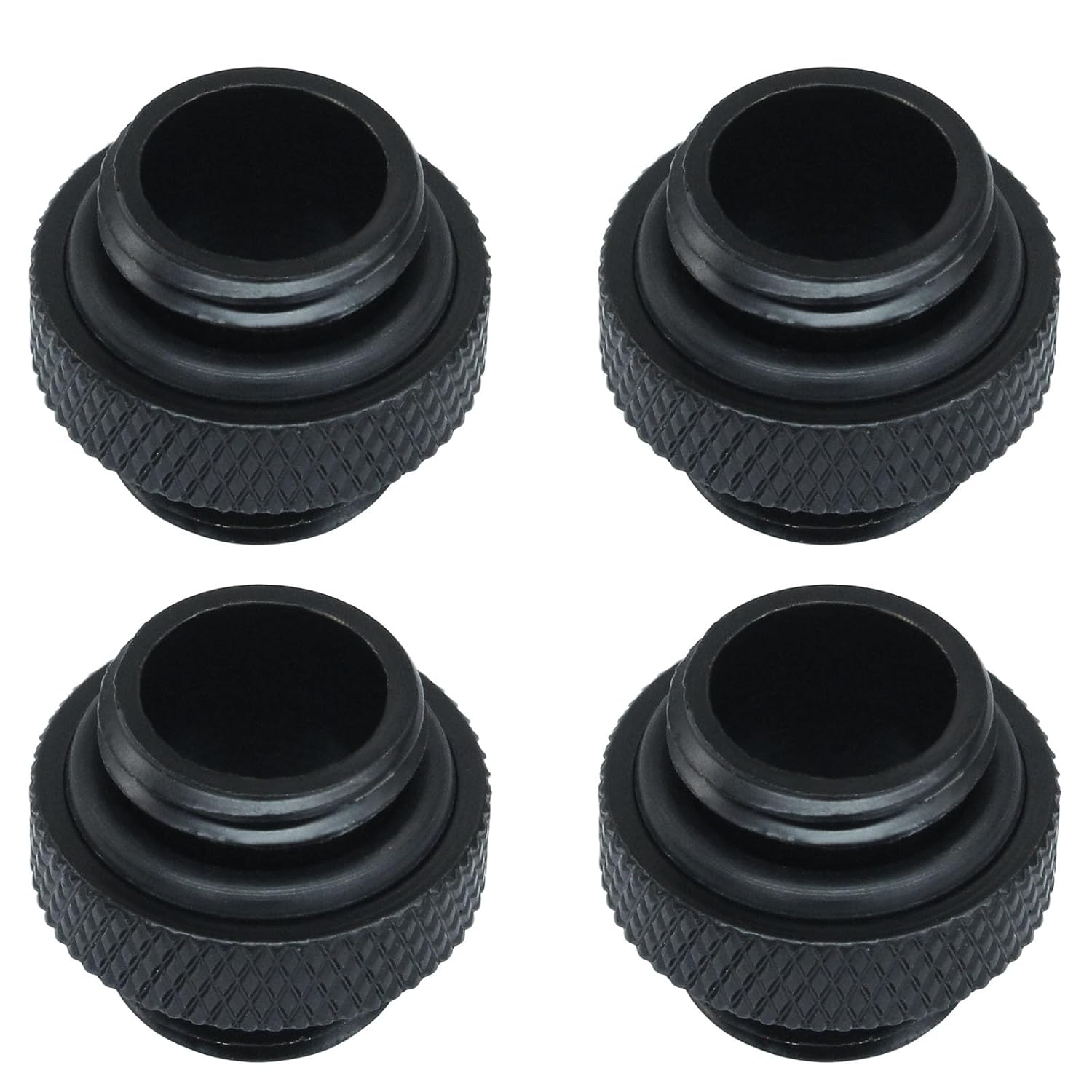 4 PCS Brass 5mm G1/4" Male To Female Water Cooling Connector