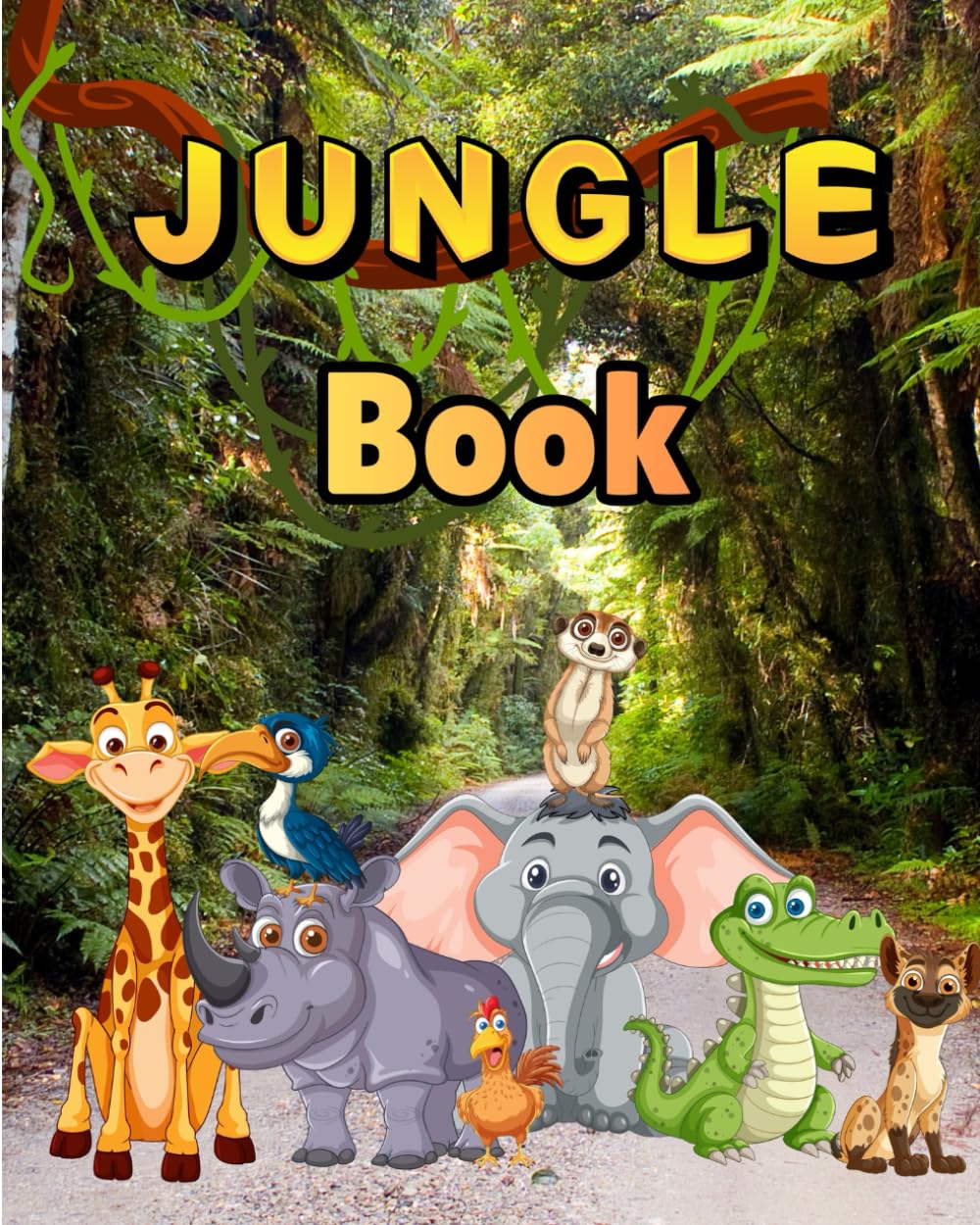 Jungle Book: Fun & Educational Animal Coloring Book for Kids | Jungle Animals for Creative Learning