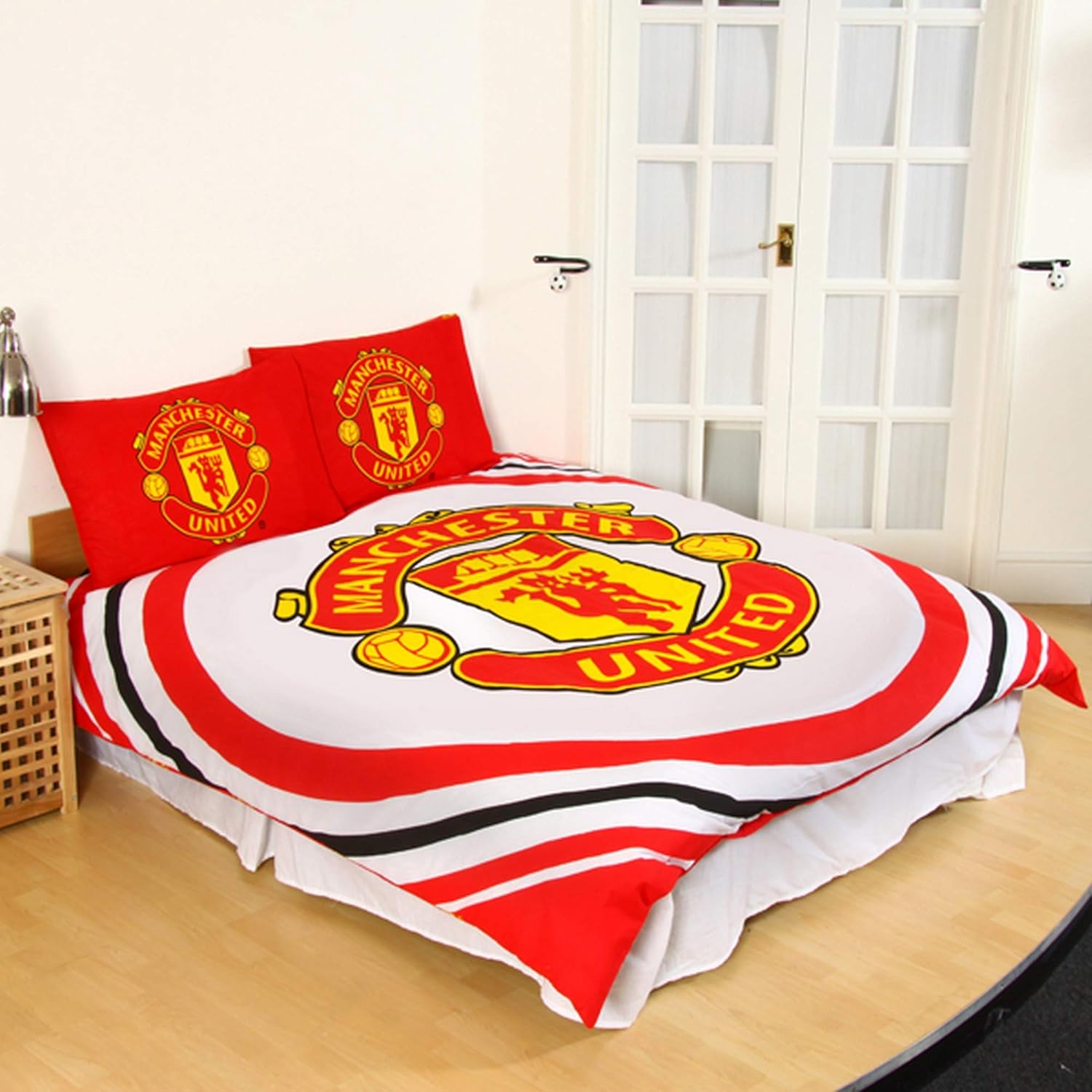 Manchester United FC Official Reversible Pulse Double Duvet