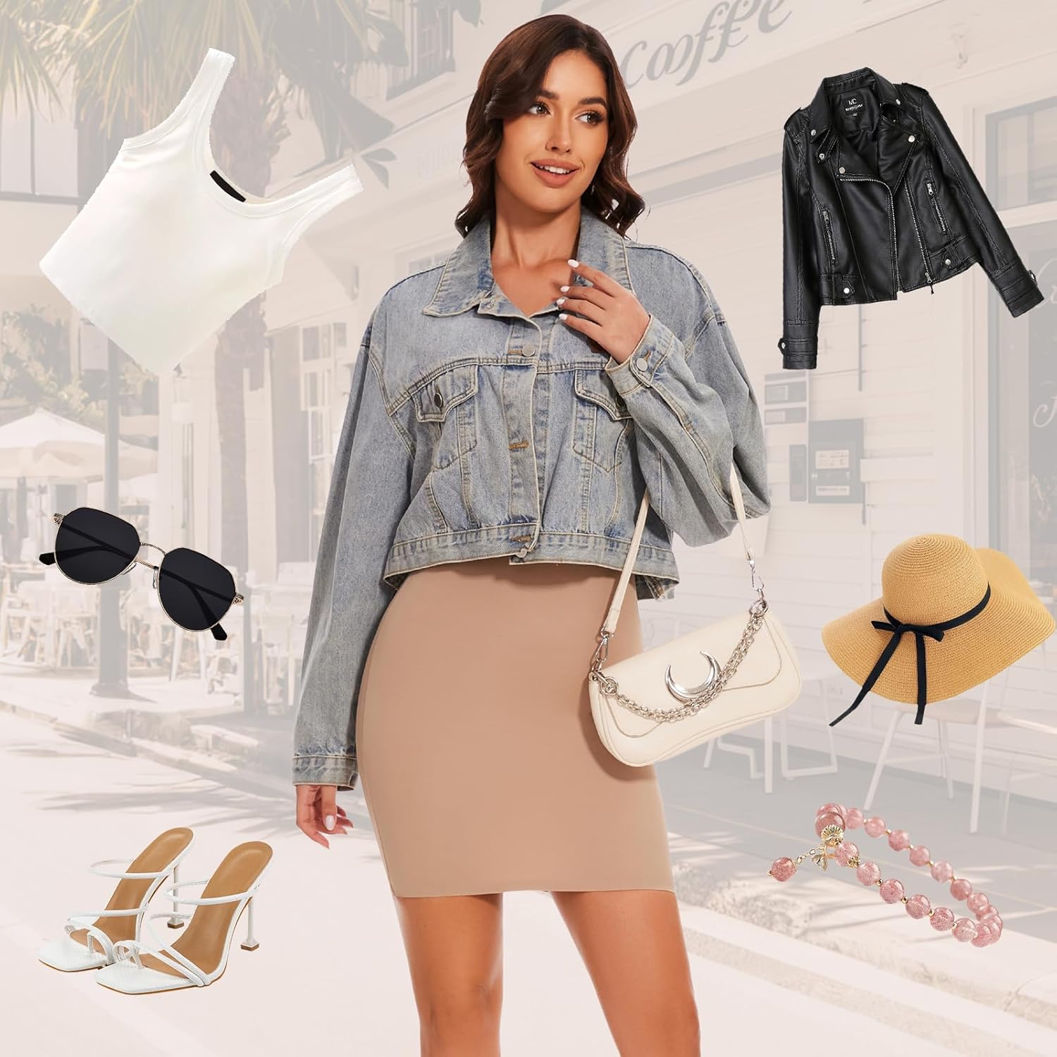 High Waist Half Slips Shapewear for Women Under Dress Shapewear Slip Skirt Tummy Control Body Shaper Skirt - Image 5