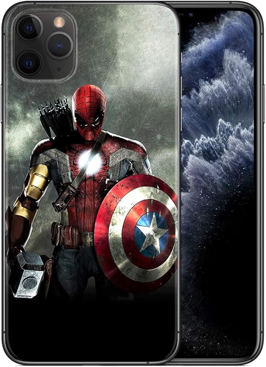 Amazon Com Iphone 11 Pro Max Case 6 5 Comics Iphone Case Plastic Full Body Protection Cover For Iphone 11 Pro Max Avengers Mix Cell Phones Accessories