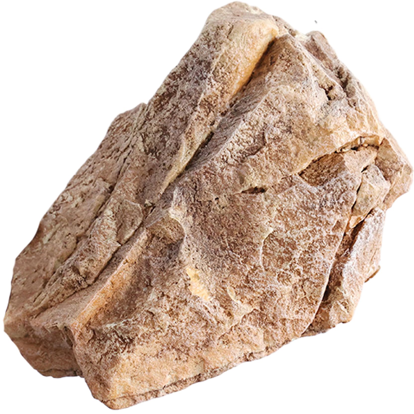 Wedhapy Artificial Rocks Rock Realistic Landscape Rocks 13.8x10.6x8.7in Artificial for Landscaping Low Maintenance PU & Foam Well Covers for Yard, Sandstone Type