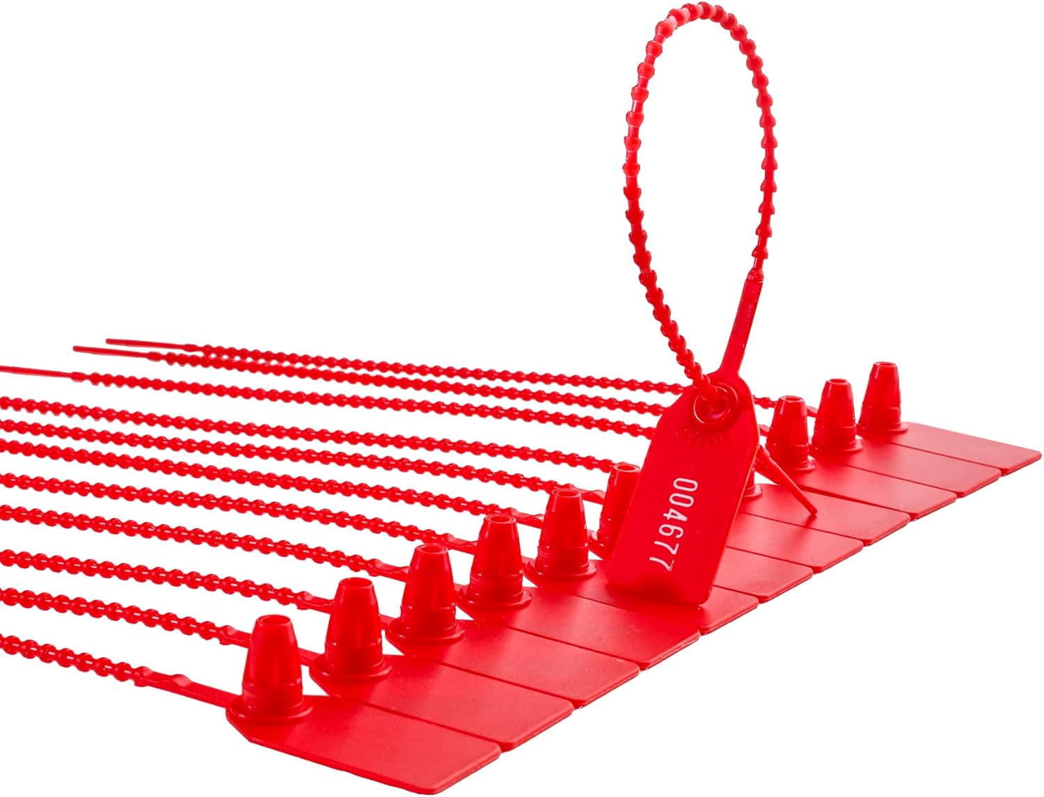 1000 Tamper Evident Security Seals, Numbered Sequentially (Red) - Image 5