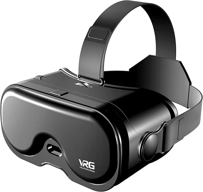 VR Headset for Phone, 3D Family Anti-Blue Eyes Protected HD Lenses, 120° FOV Virtual Reality Headsets VR Goggles for iPhone17/16/15/14/13/12/11, Samsung, Android