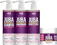 Kit Widi Juba Transição Capilar Shampoo, Condicionador, Creme Leve e Máscara