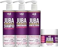 Kit Widi Juba Transição Capilar Shampoo, Condicionador, Creme Leve e Máscara