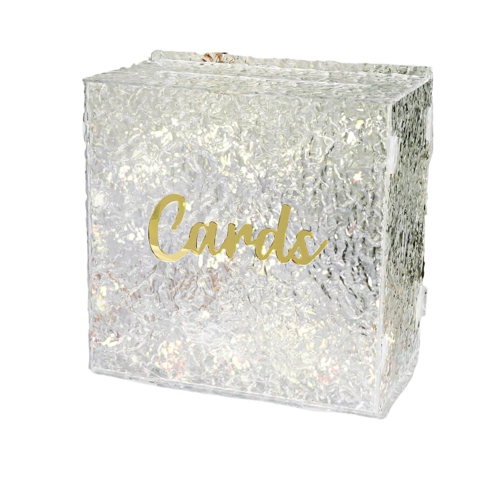 KHASCBNF Wedding Card Box Wedding Card Box With Water Ripper For Reception DIY Envelope Money