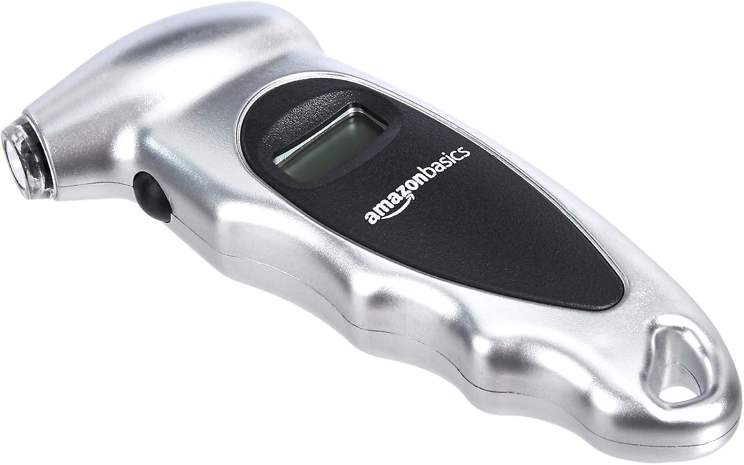 Amazon Basics Digital Tire Pressure Gauge - Silver, 1-Pack