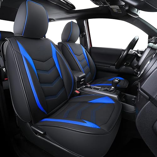 LUCKYMAN CLUB Tacoma - Juego completo de fundas de asiento personalizadas M9, para Tacoma 2005-2022 de doble cabina SR SR5 TRD Sport TRD Off-Road