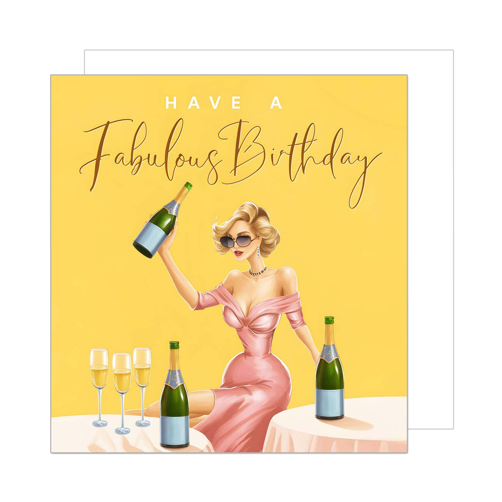 Edition Seidel Tarjeta De Cumpleaños Cuadrada Premium Con Sobre Tarjeta De