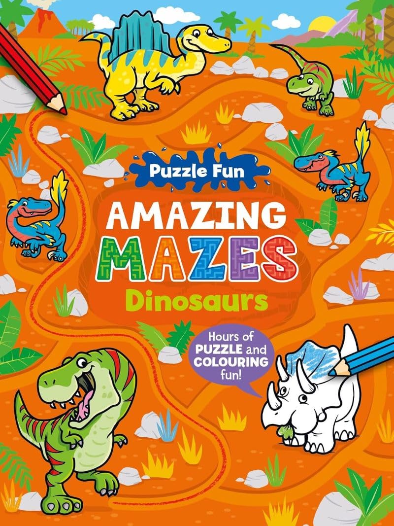 Puzzle Fun Amazing Mazes: Dinosaurs