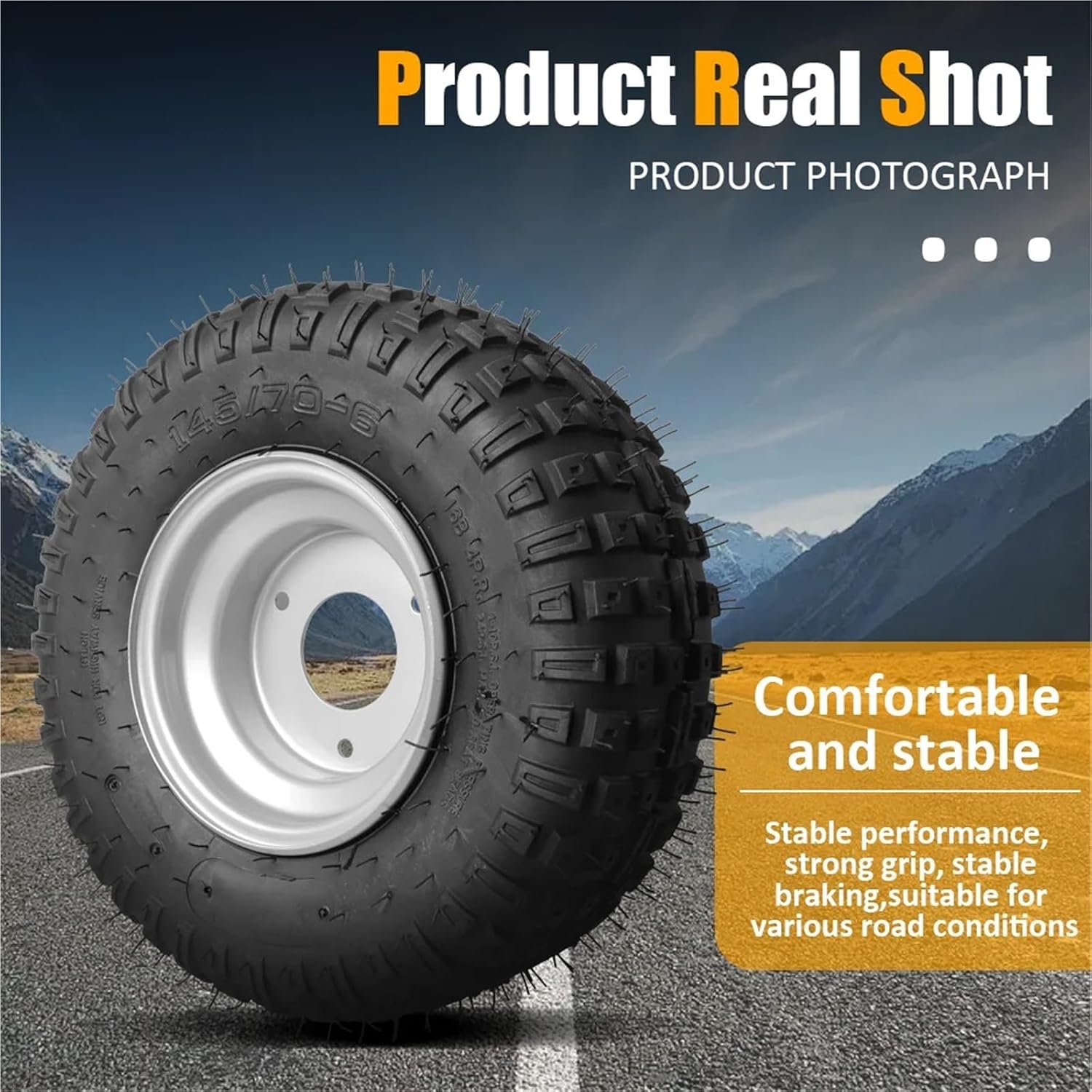 Good Quality 145/70-6 ATV Tire for small bull 6inch wheel tyre 50cc 70cc 110cc use
