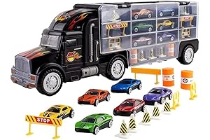 Wolvol Transport Car Carrier Truck Toy for Boys and Girls