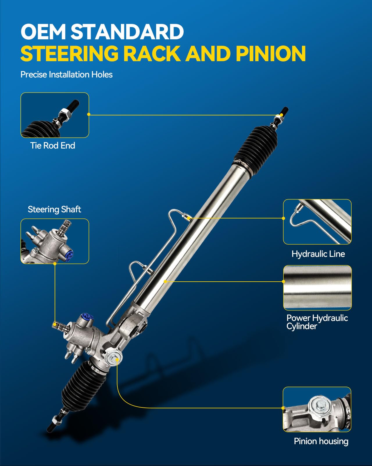 Amazon.com: PHILTOP Power Steering Rack and Pinion