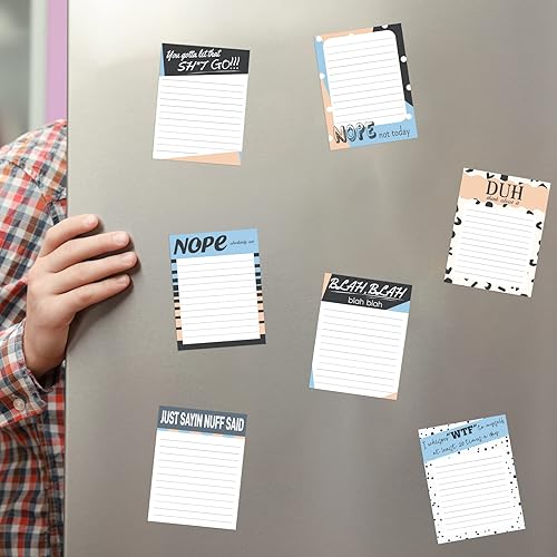 Miniatura 6 de Pajean - Bloc de notas adhesivas divertidas con refranes, para oficina y lista de tareas para trabajadores, 12 diseños surtidos, 3 x 3.93 pulgadas,