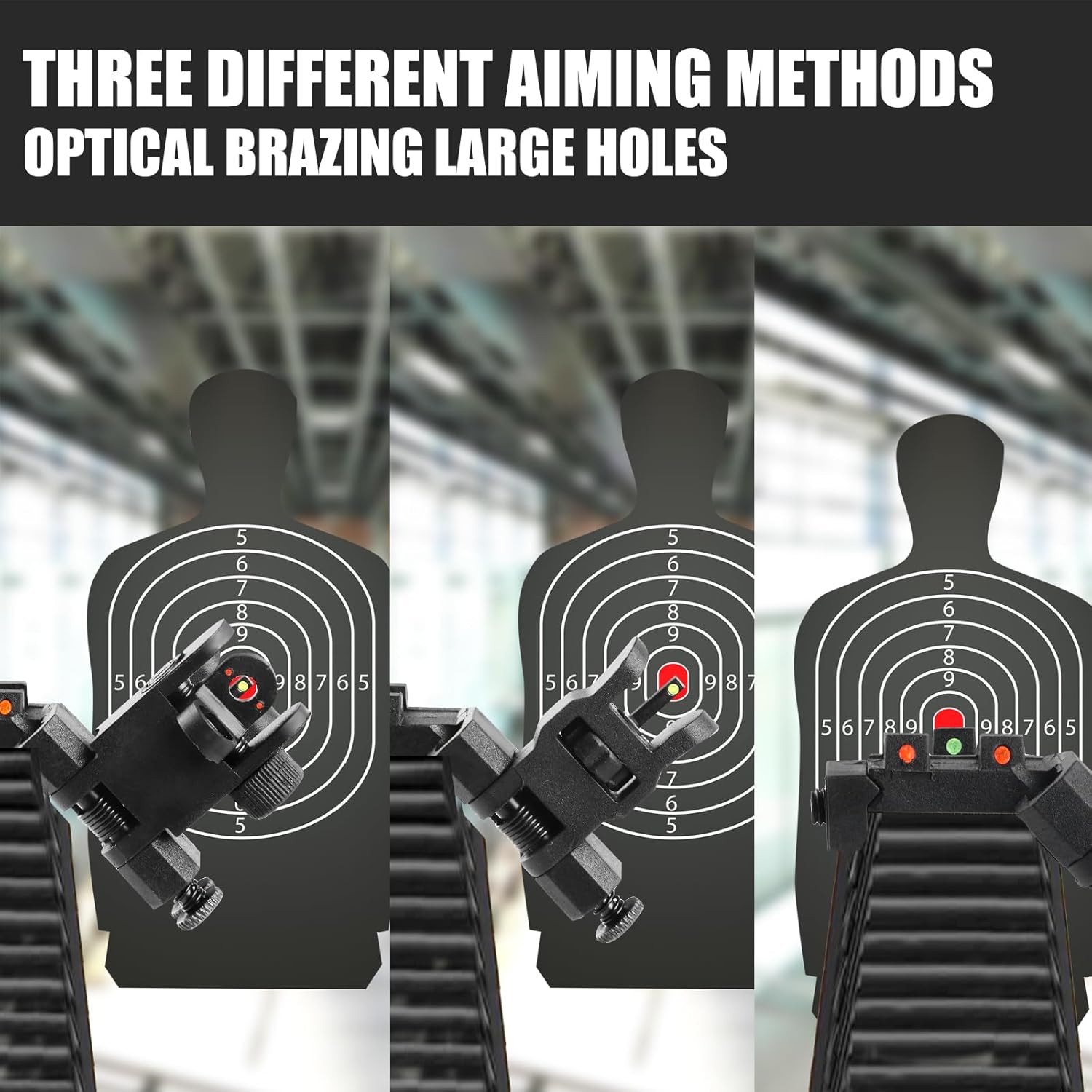 ZBULAR 45 Degree Offset Fiber Optic Sights