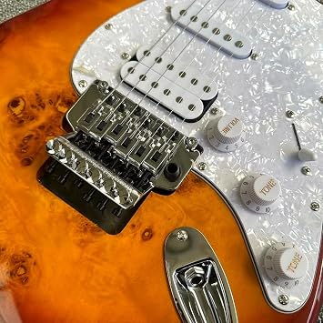 Custom Body Chrome Tremolo Electric Guitar -, Professional and Personalized Guitarra Electrica