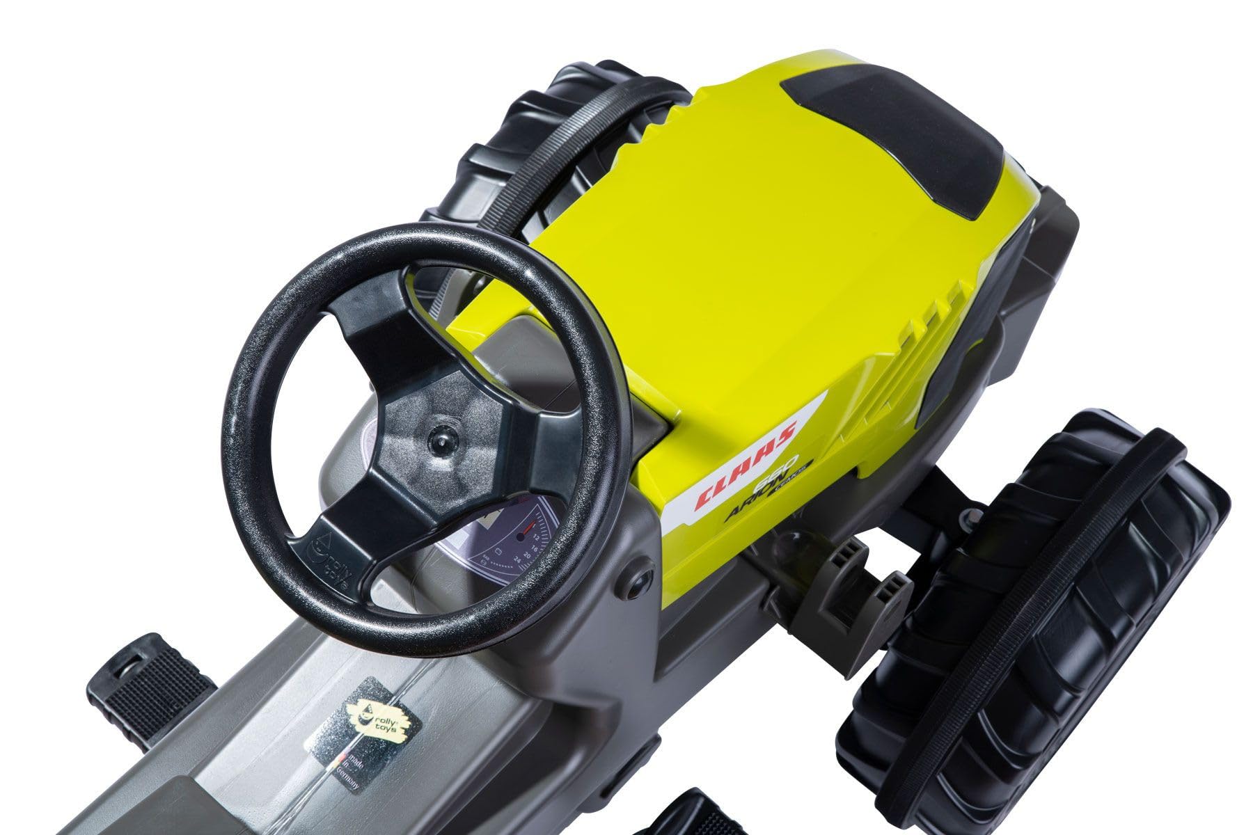 CLAAS Arion 660 rollyFarmtrac Premium II - Tractor de Pedal, Edades de 3 a 8 años, Asiento Ajustable, Peso Delantero y acoplamientos
