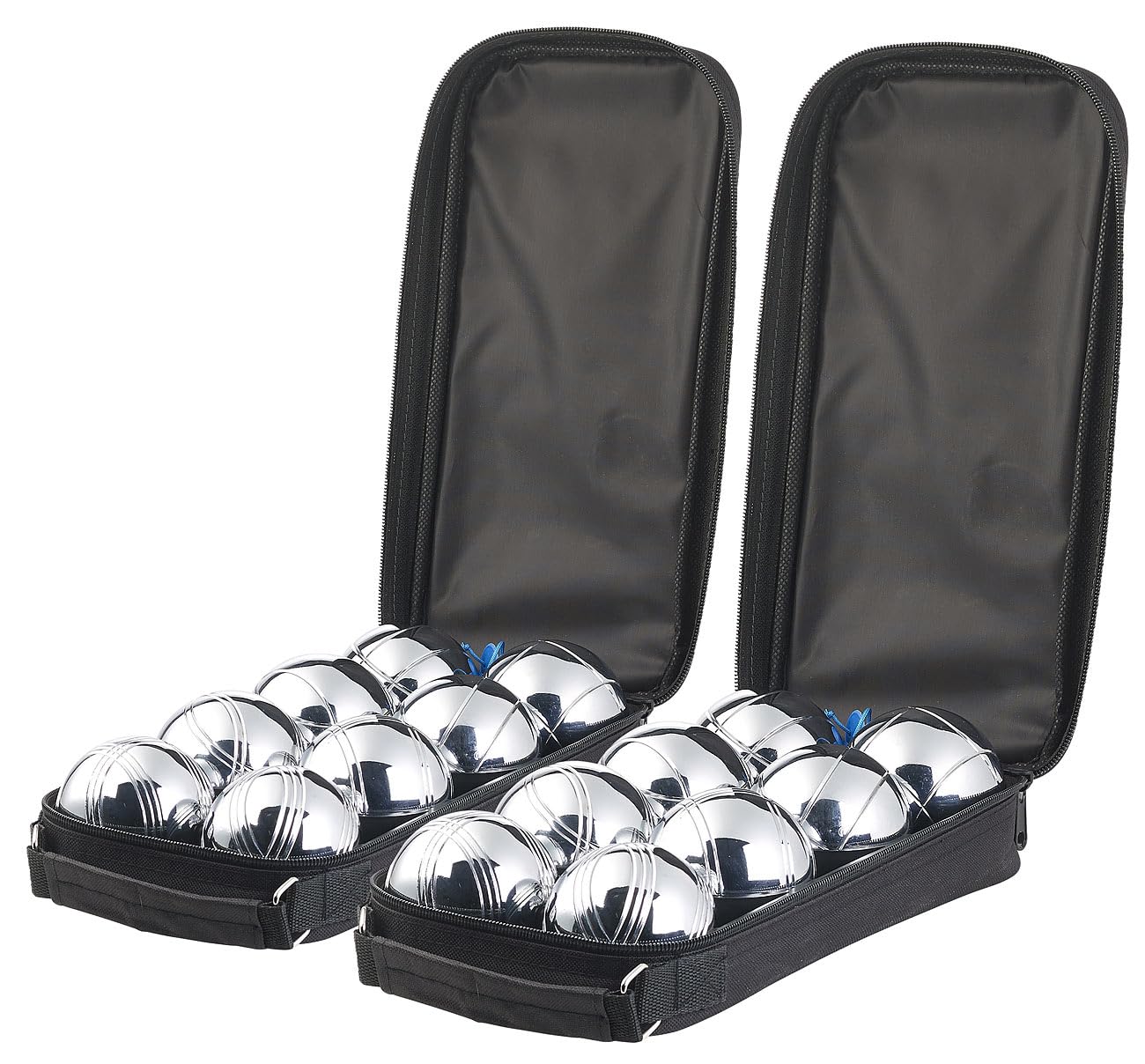 16 boules de pétanque avec housse de transport [Pearl]