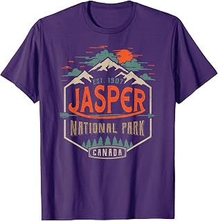 Jasper National Park, Alberta, Canada Exploration Travel T-Shirt