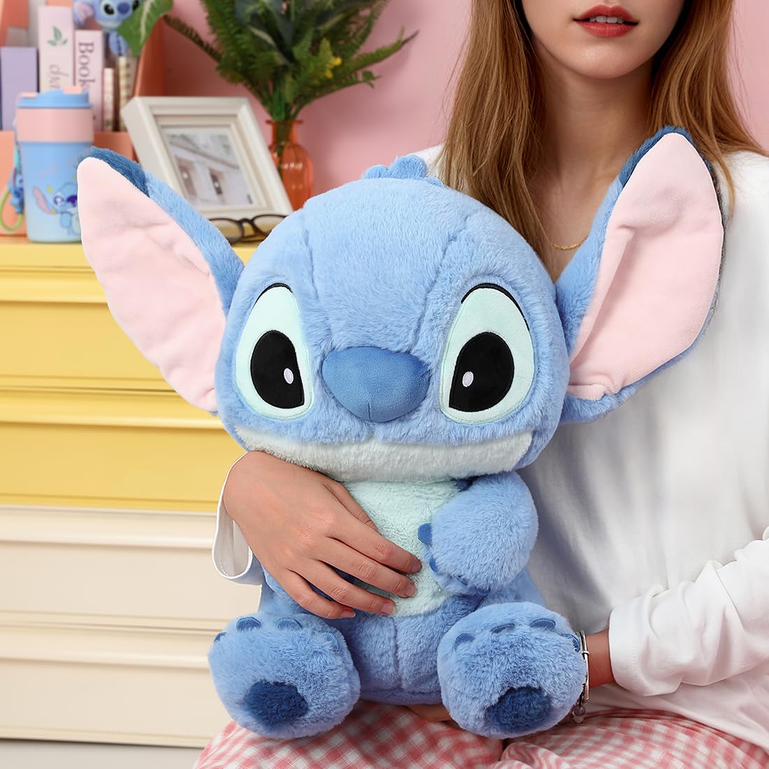 Amazon.co.jp: MINISO ディズニー 15.8インチ ステッチ ぬいぐるみ