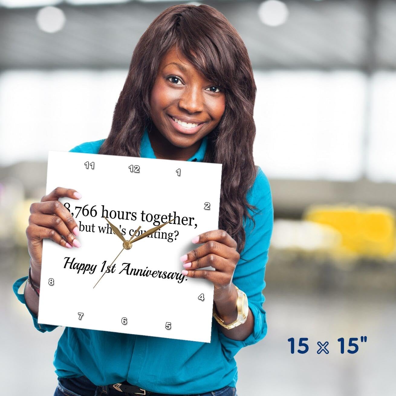 3dRose 15 Wall Clock