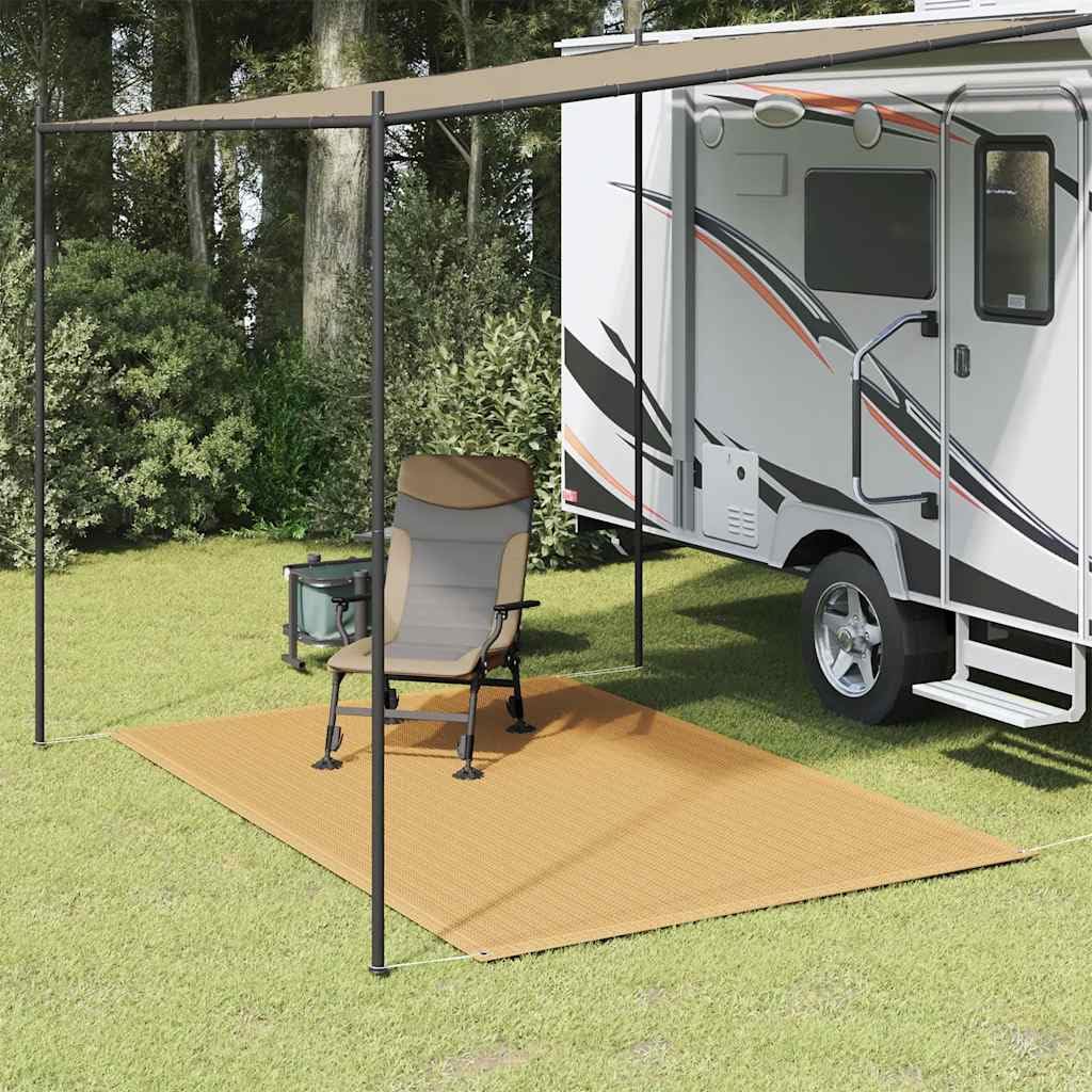 Tappeto per tenda in HDPE, verde, resistente alle intemperie, con occhielli, per campeggio, outdoor, festival, trekking, trekking, bivacco, telone da pavimento, accessori per tenda, fissaggio