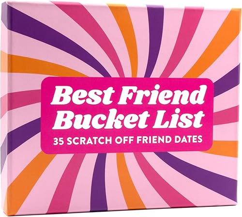 Best Friend Bucket List 35 Scratch Off Cards - Christmas Gifts For Best Friend