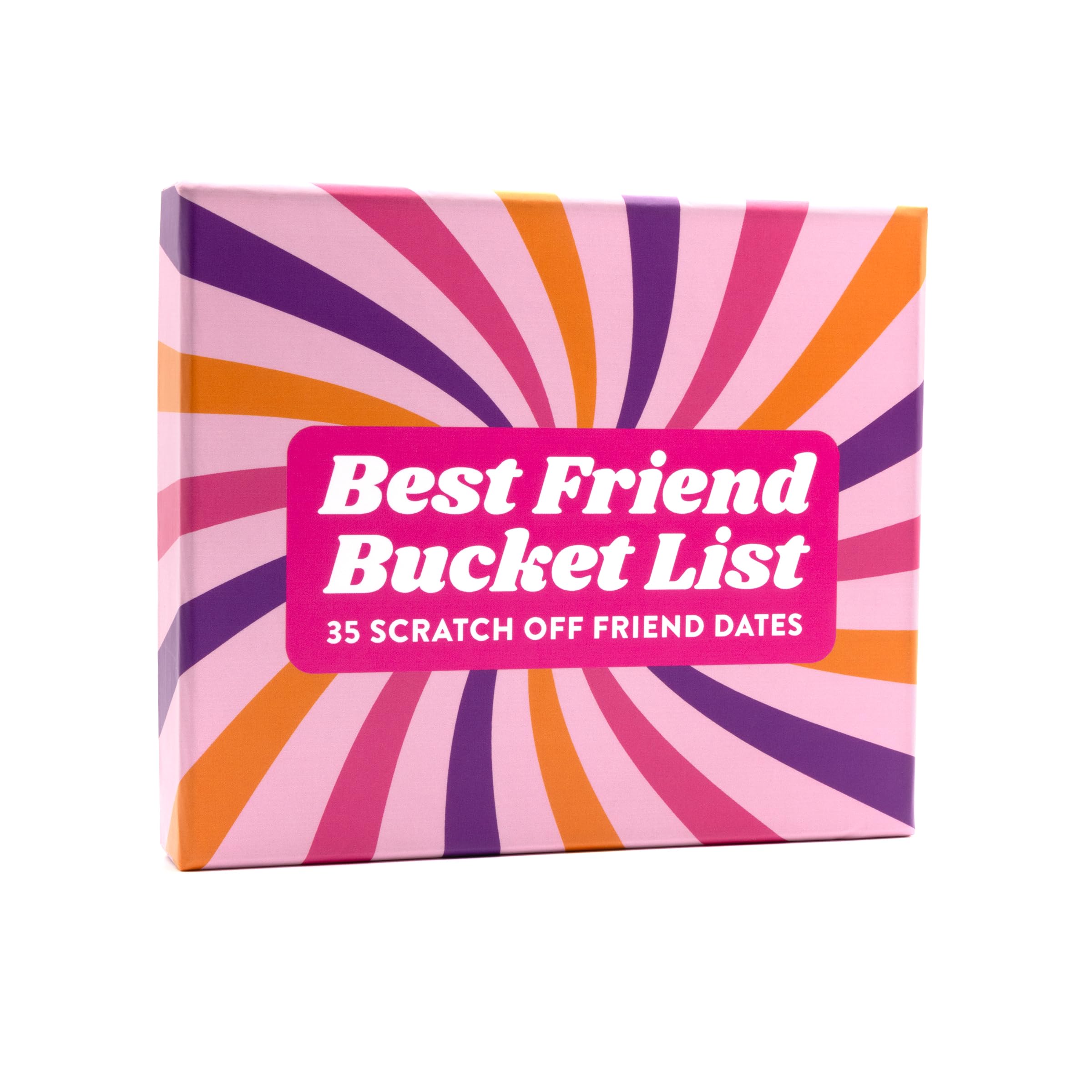 Best Friend Bucket List Scratch Off Cards – 35 Fun Adventure Date Ideas for Friends – Unique Gift for Women, Besties, or BFFs – Fun Friendship Gift for Birthdays or Christmas