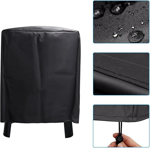Miniatura 4 de 7196 Funda para parrilla y bolsa de transporte para parrilla eléctrica compacta Weber Lumin con soporte, 600D resistente al agua Weber Lumin