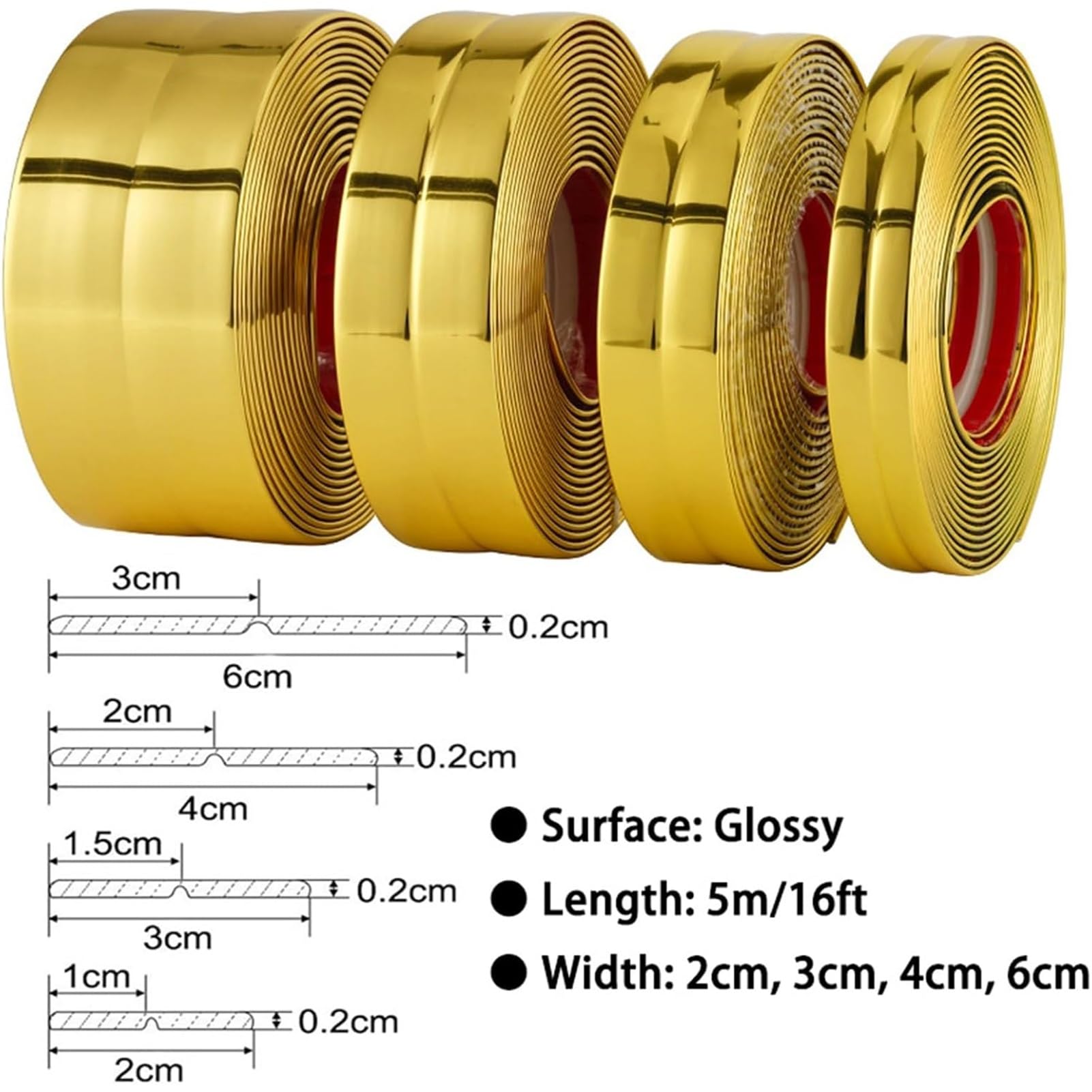 Listwa Ochronna Narożna 196,9" Z Regulowanym Narożnikiem Z PVC Z Samoprzylepną, Wodoodporna Listwa Krawędziowa Do Narożników Wewnętrznych I Zewnętrznych, Ścian, Sufitów(White,6 cm wide 1 pc)