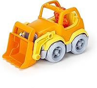 Vista 1 de Camión de construcción de juguete, marca Green Toys, Amarillo/Naranja
