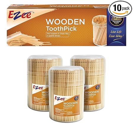 Ezee Wooden Toothpicks - 3500 Sticks