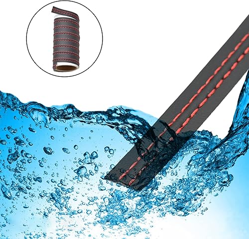 Miniatura 6 de jeseny Paquete de 1 tira de moldura interior de automóvil 66ft  66 pies línea de moldura de cuero para automóvil tiras de costura de tablero de