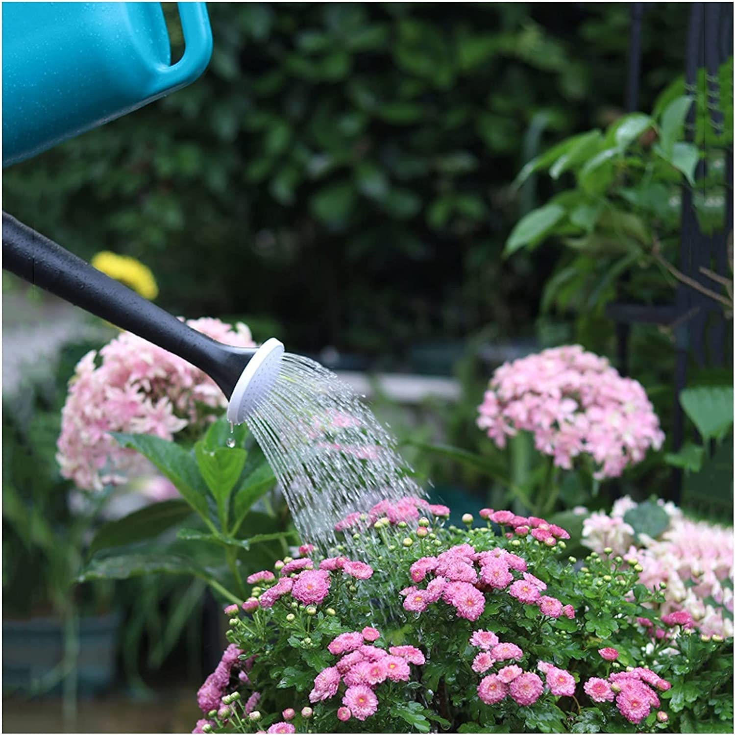 Gießkanne Gießkannen Im Freien Mit Sprinklerkopf, Langer Tülle, Für Zimmerpflanzen, Blumen, Dekorative Moderne Gartengießkannen Gießwerkzeug(Grün,40 * 19.5 * 27cm)