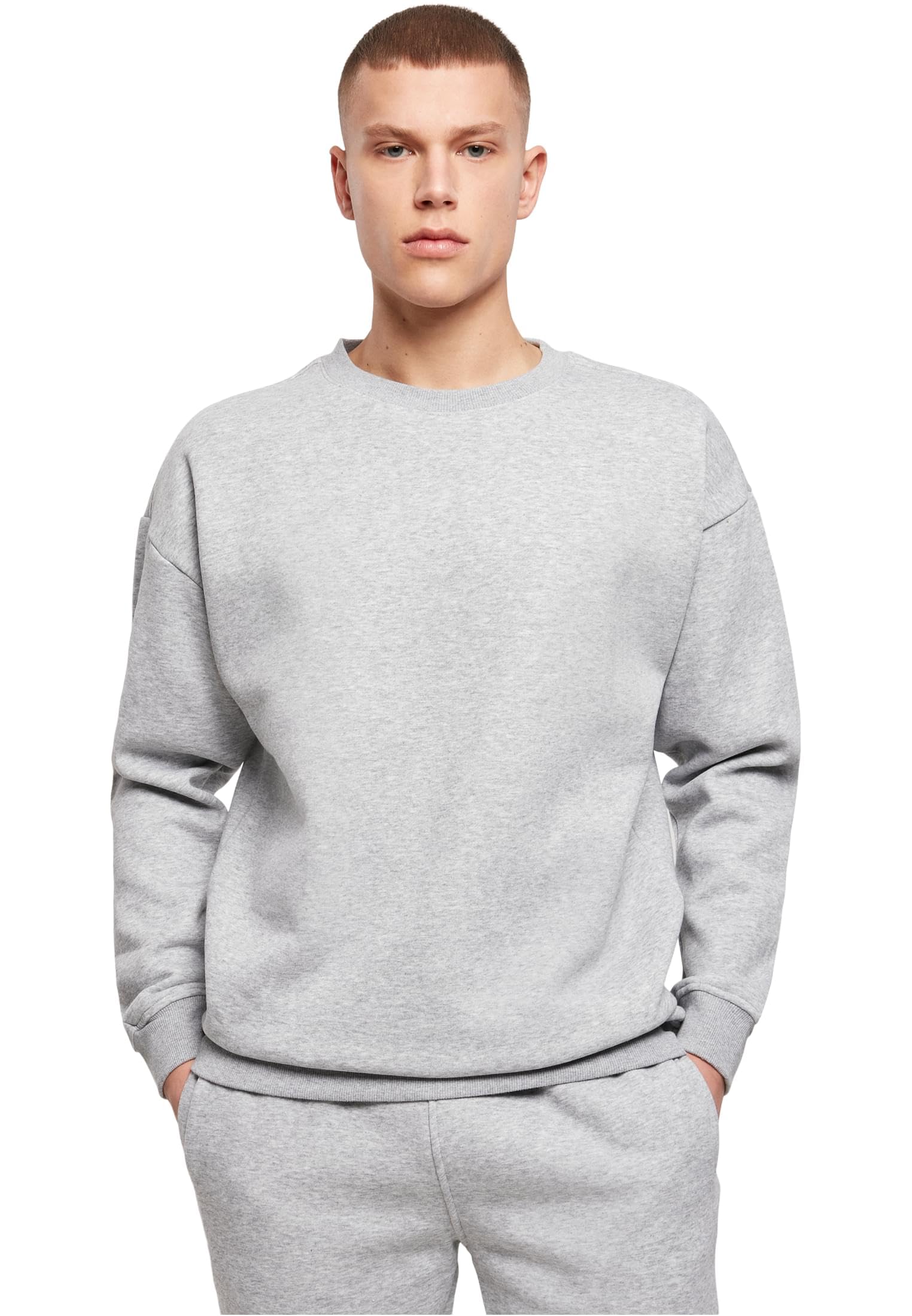 Build your Brand Men's Sweater, gray, XS