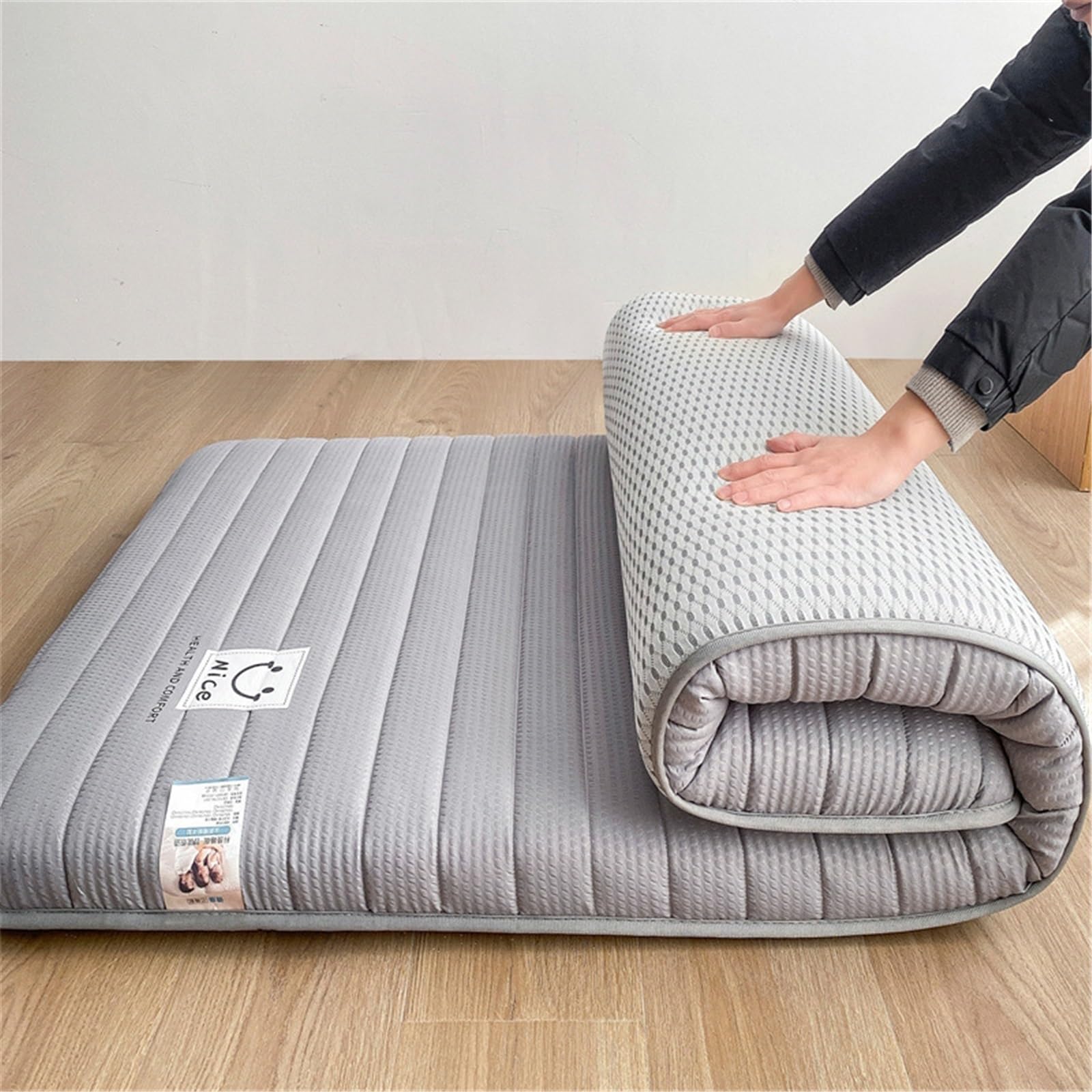 Matelas Futon Japonais Pliable Épais,Matelas Futon 1 Place 2 Places D'appoint 1 Personne Portable Pliable Futon 140x190,Pleine Taille(DD,80x190cm)