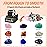 KoolStone C1 Rock Tumbler Kit - Professional Large 2.5LB Capacity, Up to 5X More Noise Cancelling, Adjustable Timer & Speed with Full Accessories & Memory Function