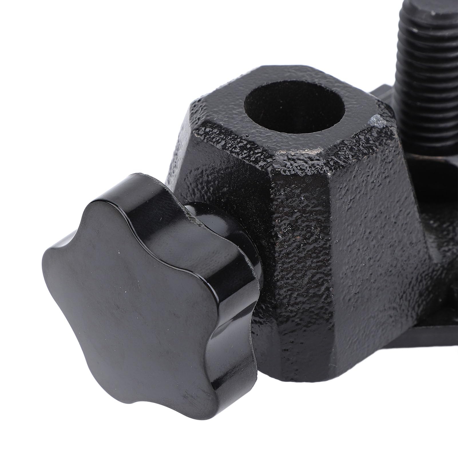 Base de soporte de herramienta de torno de torneado para carpintería, accesorios de piezas de torno de bricolaje de acero fundido para el hogar con orificio redondo de 20mm para