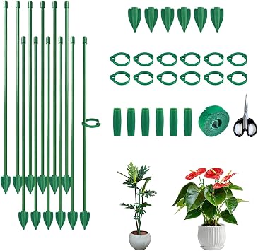 30cm Plant Supports for Indoor Plants, 38pcs plant stick Set