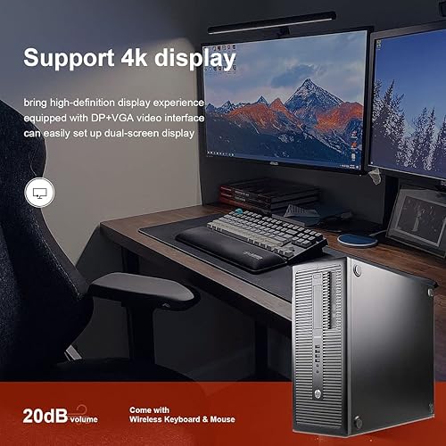 Miniatura 3 de HP i7 ProDesk 600 G1 Tower 32GB Ram 1TB SSD WiFi integrado PC de escritorio BT HDMI VGA USB DP DVDRW Win10 Pro Dual Monitor compatible con nuevo