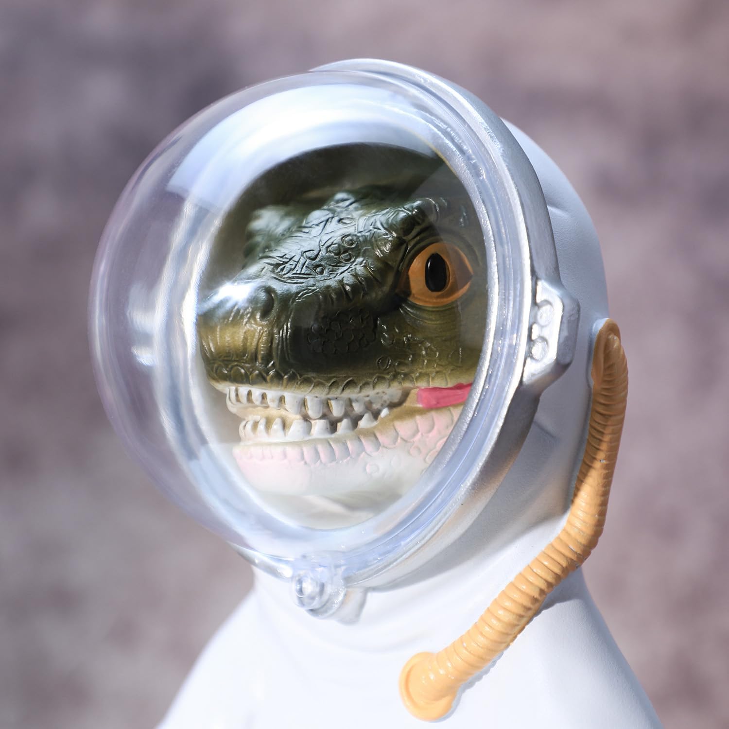 123Arts Toilet Paper Holder Dinosaur Astronaut Resin Roll Paper Holder Wall Mount Towel Rack