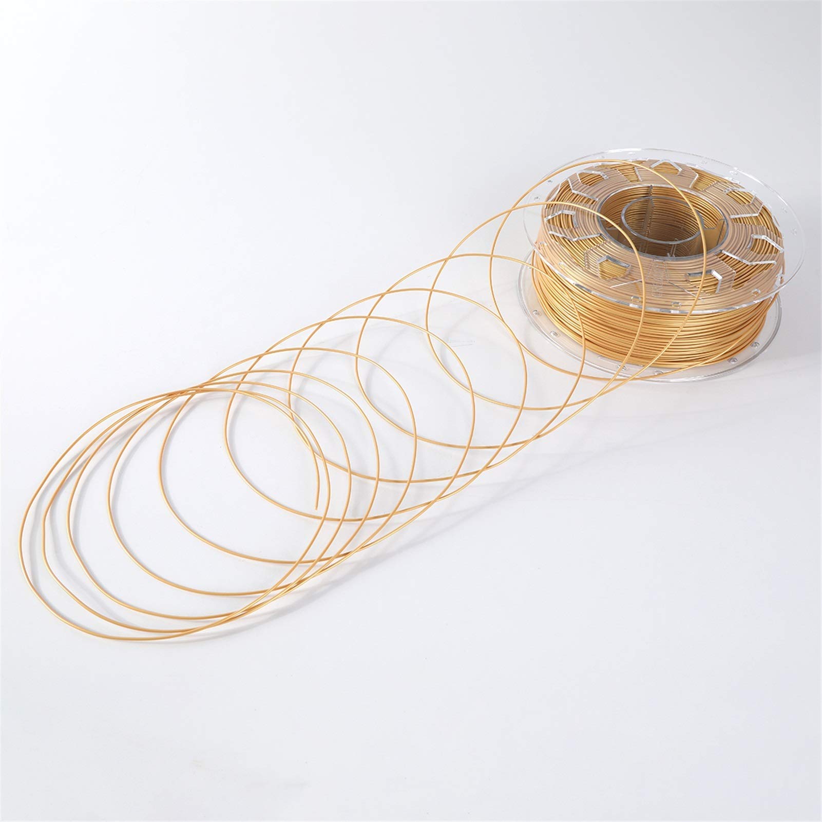 1 kg CR-PLA Drucker 3D-Filament, Filament-Maßgenauigkeit 1,75 mm +/- 0,02 mm, 3D-Drucker-Filament. (Farbe: Weiß)
