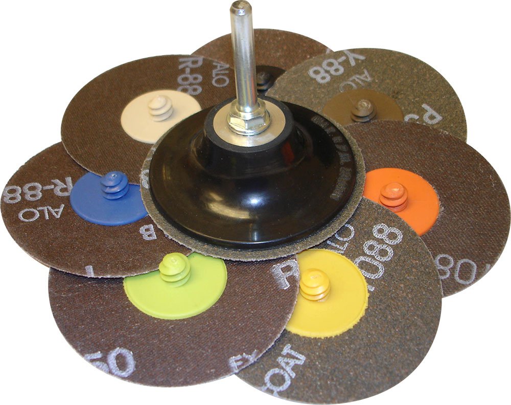 Griton QA320180 2" Quick Change Sanding Disc, Industrial Grade, 180