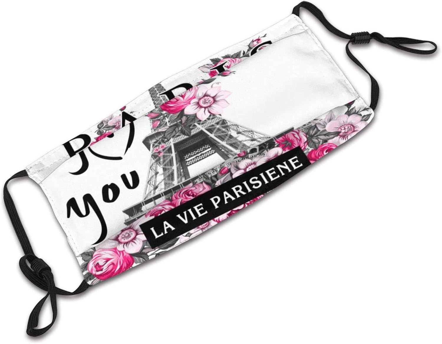 Rеvіеw Fillter Face Cloth for adult,Paris Eiffel Tower Print,Reusable Windproof Mouth Anti Dust Double Protection
