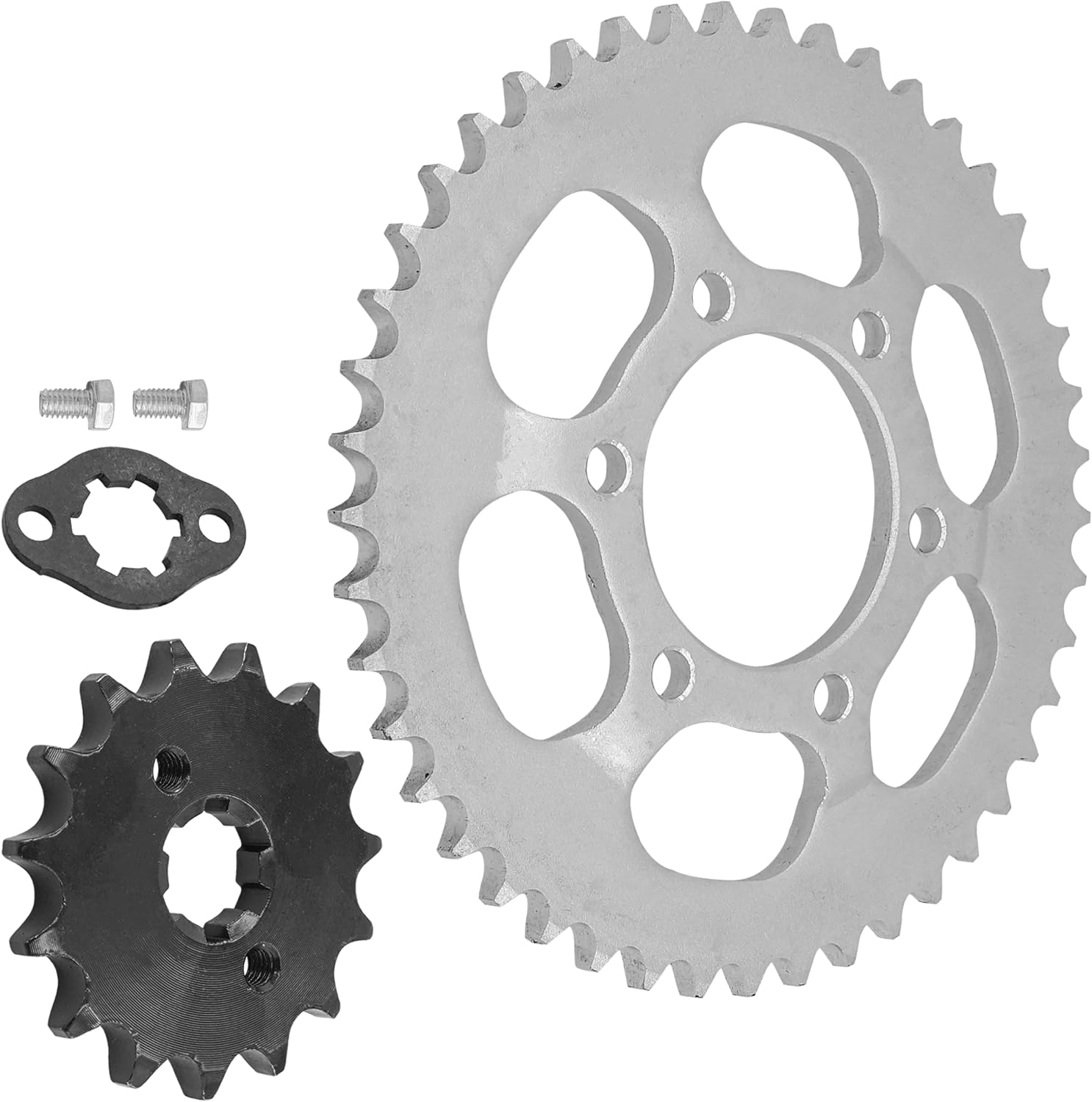 Caltric Front and Rear Sprockets Kit compatible with Yamaha Serow 225 XT225 1992 1993 1994 1995-2007