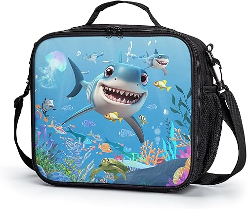 Miniatura 16 de Lonchera con diseño de mariposa azul para niñas y niños, bolsa de almuerzo aislada, con diseño de mariposas, reutilizable, hielera, bolsa térmica