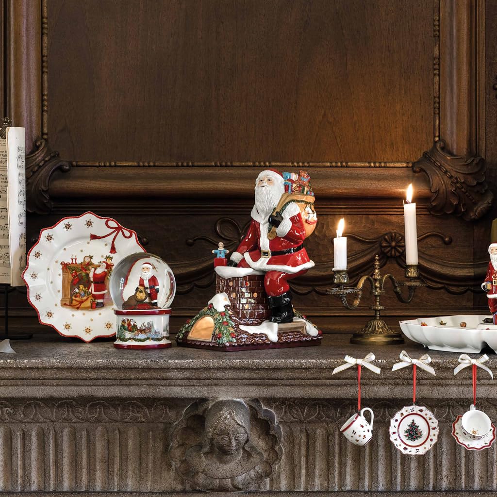 Décoration De Noël Villeroy & Boch - Père Noël Sur Arbre - Collection Christmas - Porcelaine Neuve