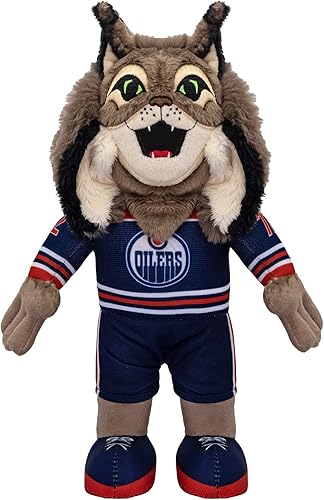 Miniatura 18 de Bleacher Creatures Anaheim Ducks Wild Wing - Figura de peluche de mascota de la NHL de 10 pulgadas (uniforme triangular verde azulado), una mascota